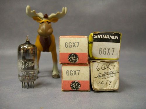 6GX7 Vacuum Tubes  Lot of 4  GE / Sylvania