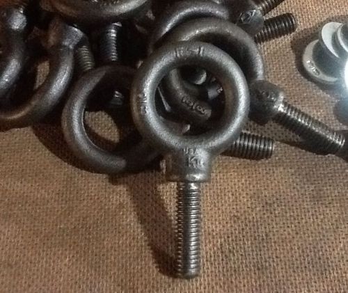 Forged Eyebolts 3/8-16x1.25&#034; Shank. (12pcs) With Nuts And Washers USA