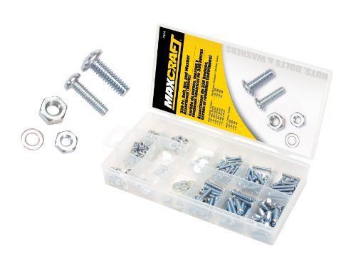 Maxcraft 7694 bolt nut and washer assortment, metric, 330-piece new for sale