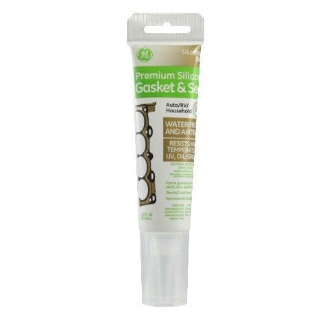 2.8 oz. black gasket &amp; seal silicone ii sealant squeeze tube for sale