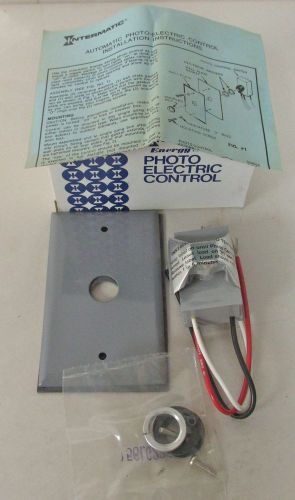 Intermatic - k4321 - 120 vac - photo electric control w/ gray wall plate **new** for sale