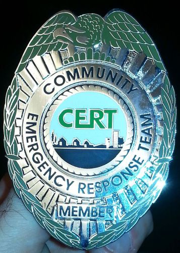 CERT Community Emergency Response Team Badge