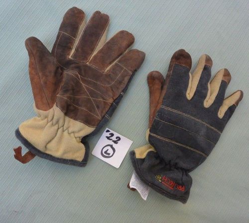 Pro-tech 8 firefighter gloves size x-large #22 for sale