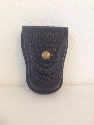 Bianchi web leather cuff case