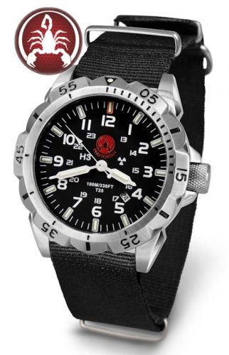 Police watches, h3 night patrol, german watch, analog,trigalight, easy to read, for sale