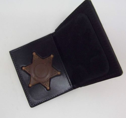 Tex shoemaker leather 296-1 badge wallet case for sale