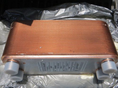BELL &amp; GOSSETT BP410 50 Bronzed Plate Heat Exchanger 450F Max temp 435 PSI