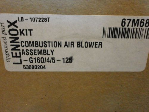 Operational 67m68 lennox combustion air blower assembly lb-107228t replaced for sale