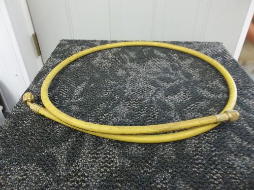 Yellow jacket plus ii charging hose 3/8&#034;  ac refrigerant 72&#034; angled 3000 600 psi for sale