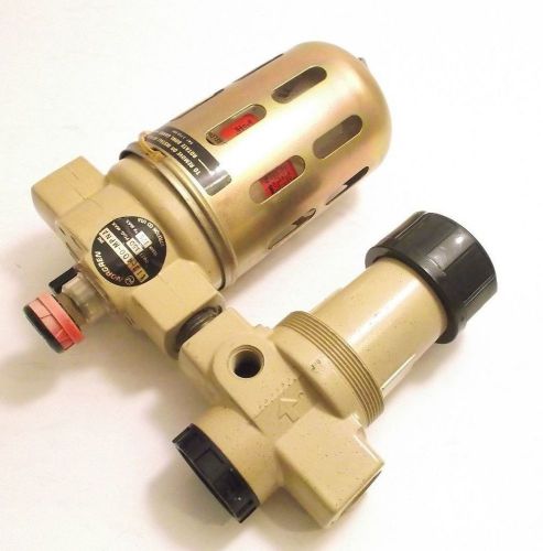 Norgen part #l12-400-mpna pneumatic lubricator &amp; r12-400-rgla pressure regulator for sale