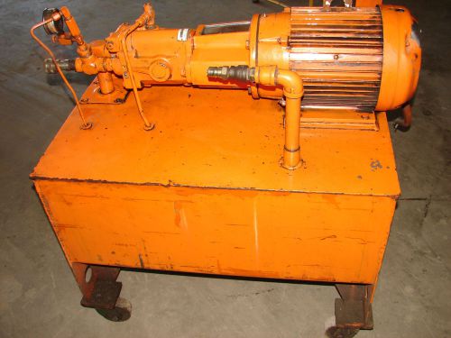 Lincoln 215tc w/ sperry vickers pcb20-rs-20-cm11 and 24&#034;x36&#034;x22 oil tank *xlnt* for sale