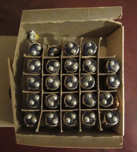 Box Of 24 6S6 Clear Lamps 6S6 Double Contact Bayonet Miniature Bulbs