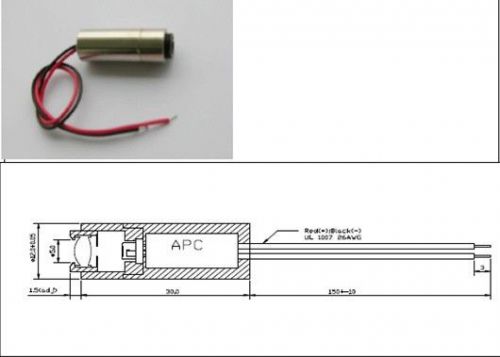 980nm 5mw oem laser diode 3.2vdc w/ adj.  lens 980 nm for sale