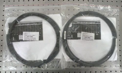 C113181 Lot 2 Guided Wave 50226-10003 400um NIR Cables w/ SMA Optical Connectors