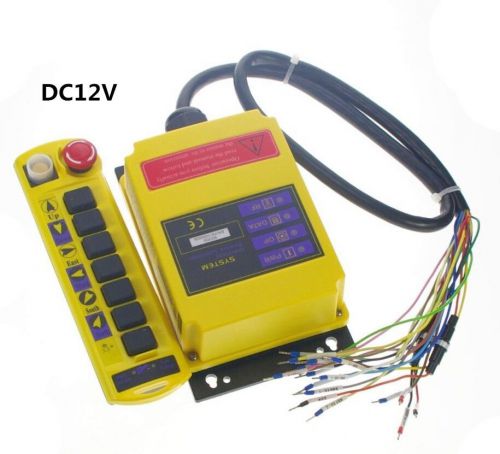 Dc12v 7 channels control hoist crane remote controller system for sale