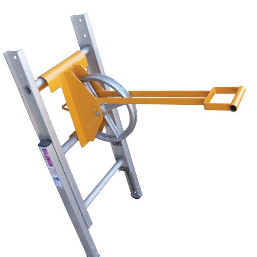 Roofing Long handle ladder hoisting wheel 3/4 to 1 inch rope cast metal wheel