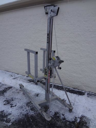 Vermette 520a manually operated material mobile crane lift portable hoist for sale