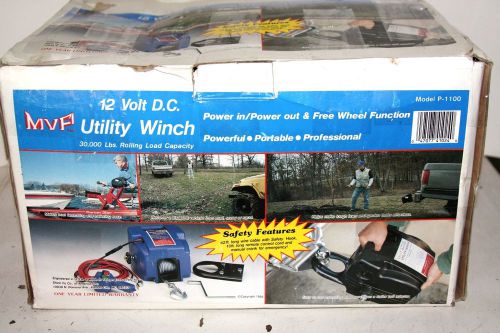 Mvp 12volt electric winch model p-1100 for sale