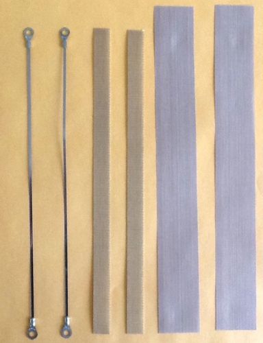 Two correct 12&#034; hand impulse sealer repair kits 2 element 4 teflon free shipping for sale