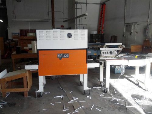 Belco st 2210 shrink wrap machine: use with wohlenberg, triumph, heidelberg for sale