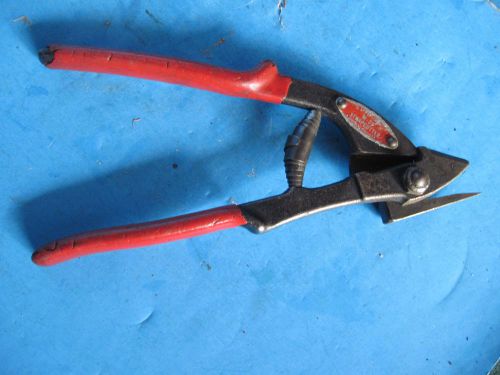 Vintage h.k. porter no.m 34 steel band strap cutter pliers hand tool made in usa for sale