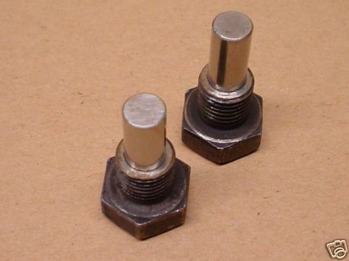 Lot of 2 oval strapper 3c066 long pulley studs - used for sale