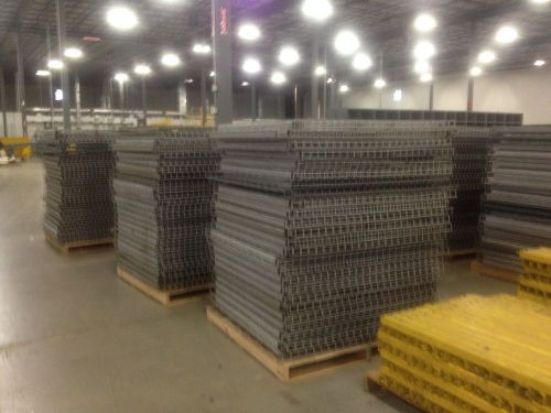 Wire deck 44 x 48 pallet rack shelving for sale