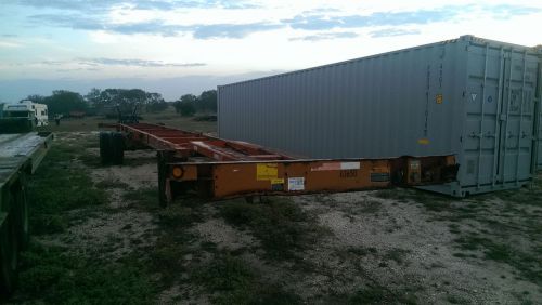 53&#039; ship container chassis for sale