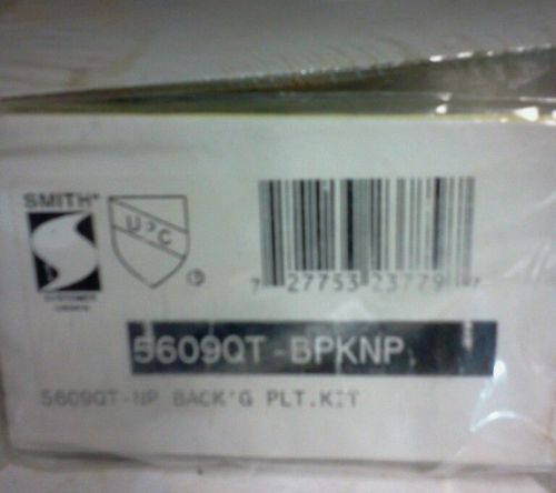 JR SMITH 5609QT-BPKNP BACKER PLATE KIT NEW