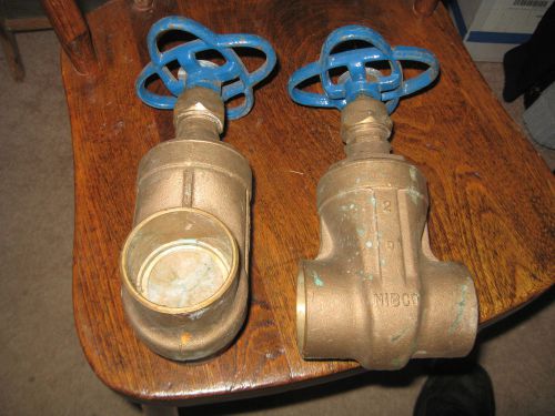 1 nibco s-113 gate valve 2&#034; solder for sale