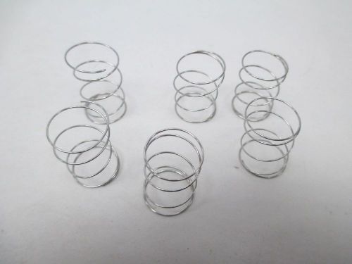 Lot 6 new alfa laval 9611991778 valve spring 5/8x9/16x13/16x1/32in d331358 for sale