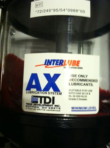 Brand new Interlube AX Lubrication System, still in box.