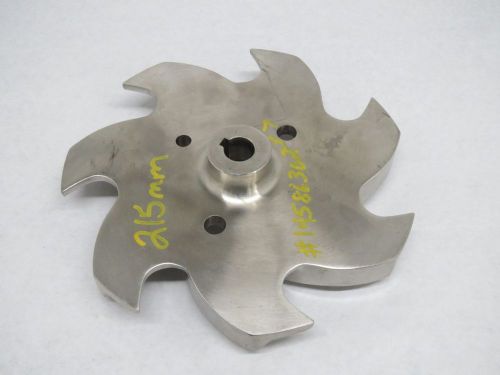 FRISTAM 5/8IN BORE 9IN OD 7VANE PUMP IMPELLER STAINLESS REPLACEMENT B324853