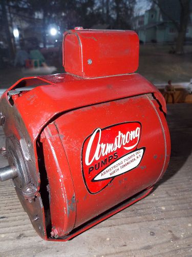 Vintage Armstrong Pump Wagner Induction Motor model 48-53133-00