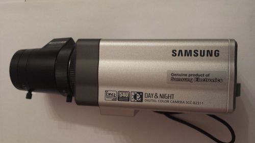 Samsung scc-b2311 1/3&#034; hi-res day/night color digital camera w/computar lens for sale