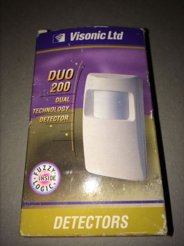 Visonic DUO-200 Dual Technology Motion Detector new