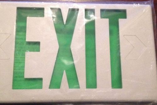 Cooper Lighting Plate  Exit Sign -Green