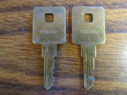 Pair ofTRI Mark 009 RV keys trailer keys replacement keys