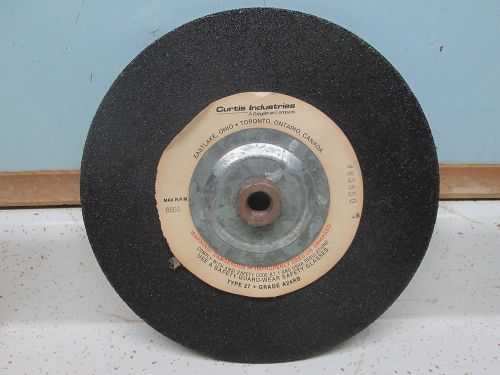 Curtis industries 9&#034; abrasive grinding wheel type 27 grade a24rb  new. for sale