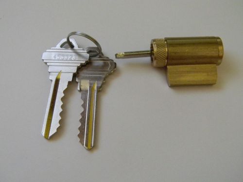 Uscan  grade 2 knob/lever cylinder schlage c keyway- brass finish for sale