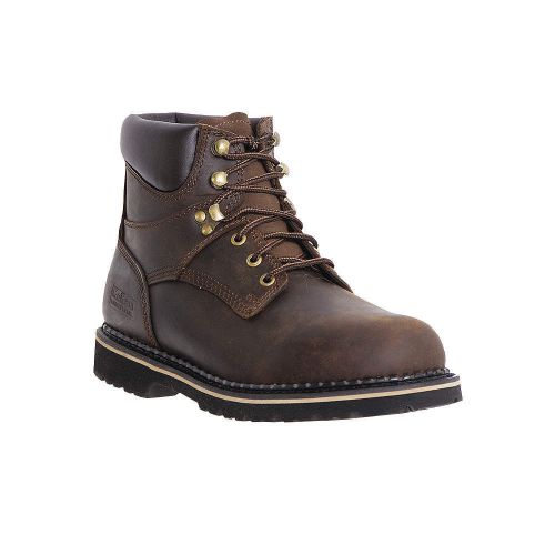 Work boots, pln, mens, 8-1/2w, brown, 1pr mr86144 8.5 wide for sale