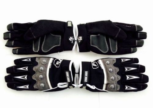 2 Pair Firm Grip X-Large Heavy Duty Work Gloves w knuckle protectors New 2012L+