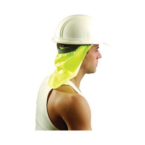 Size fits all hi-viz yellow miracool® hard hat sweatbnad with neck shade for sale