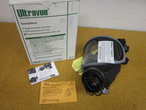 Msa ultravue facepiece 801548 pressure demand exhalation valve type size small for sale