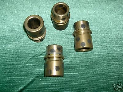 4 - Bronze Bushings with Graphite Inserts - 1.25 Bore