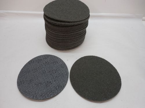 25 3M SURFACE CONDITIONING DISCS 7&#034;x1/8&#034; VELCRO BACKING GREEN NEW SANDING SUPPLY