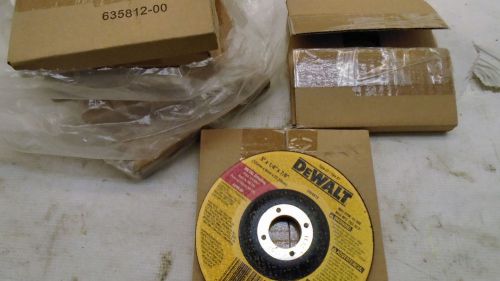 Dewalt dw4619  type 27 metal grinding wheel 5 x 1/4 x 7/8 in., lot of 7 new for sale