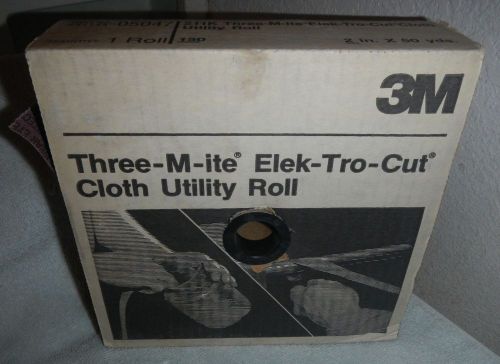 3M Three-M-ite Elek-Tro-Cut Cloth Utility Roll 150 Grade 211K 2&#034; x 50 Yards