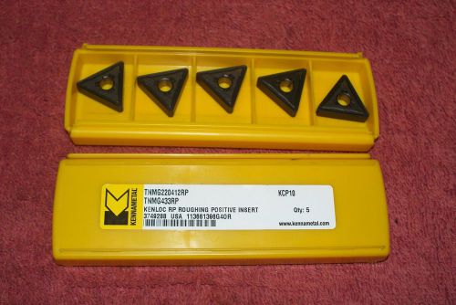 KENNAMETAL    CARBIDE  INSERTS    TNMG 433 RP    GRADE  KCP10   PACK OF 5
