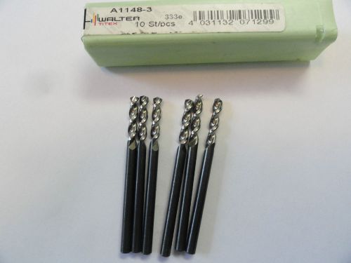 Titex 3mm (.120&#034;) parabolic screw machine drill bits, a1148-3 for sale
